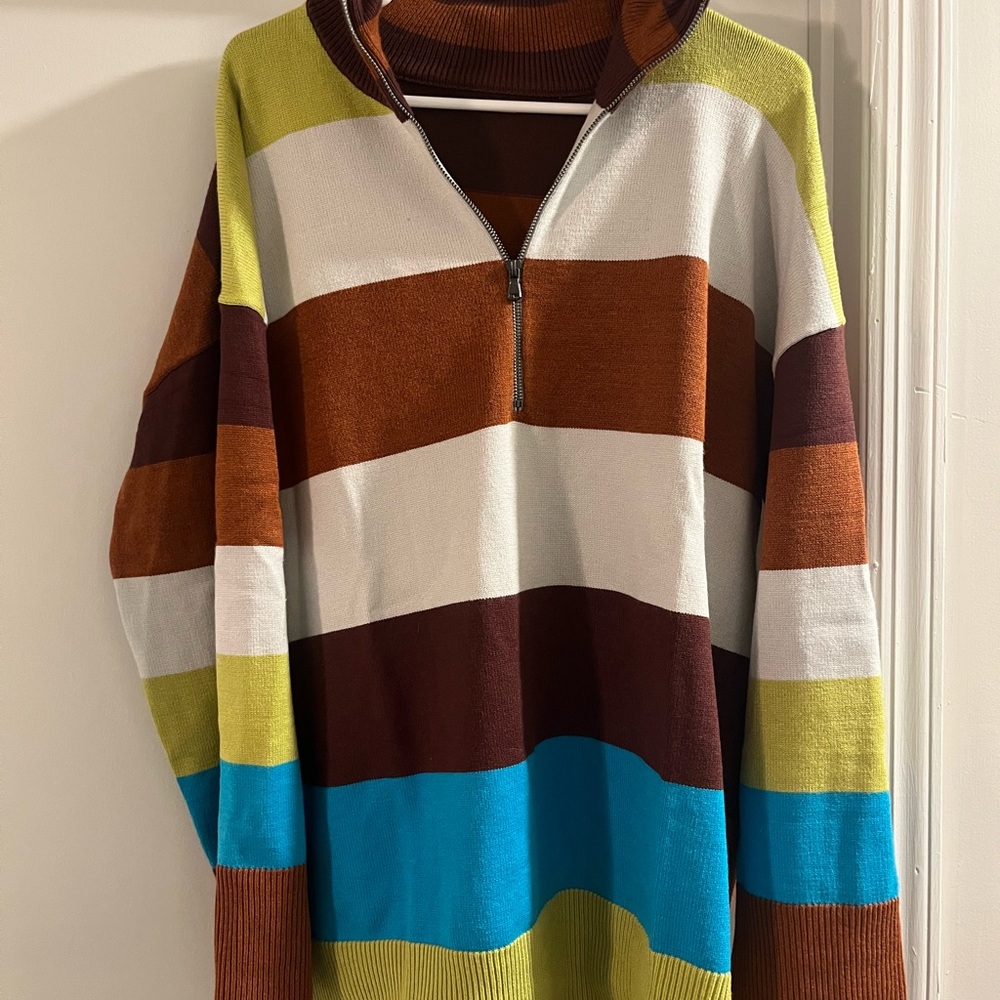 NWOT Women’s Tunic Half Zip Sweater